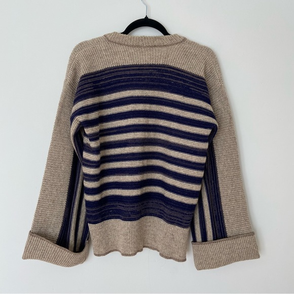 Vintage '60s Micmac St Tropez Wool Bell Sleeve Cardigan Sweater size Medium - Picture 6 of 10